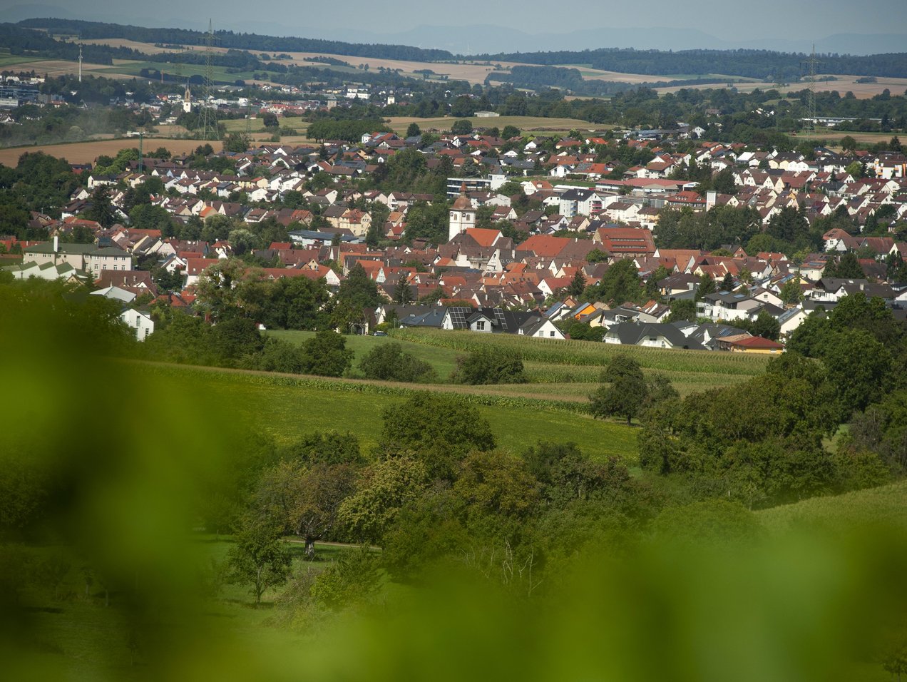 Blick nach Knittlingen